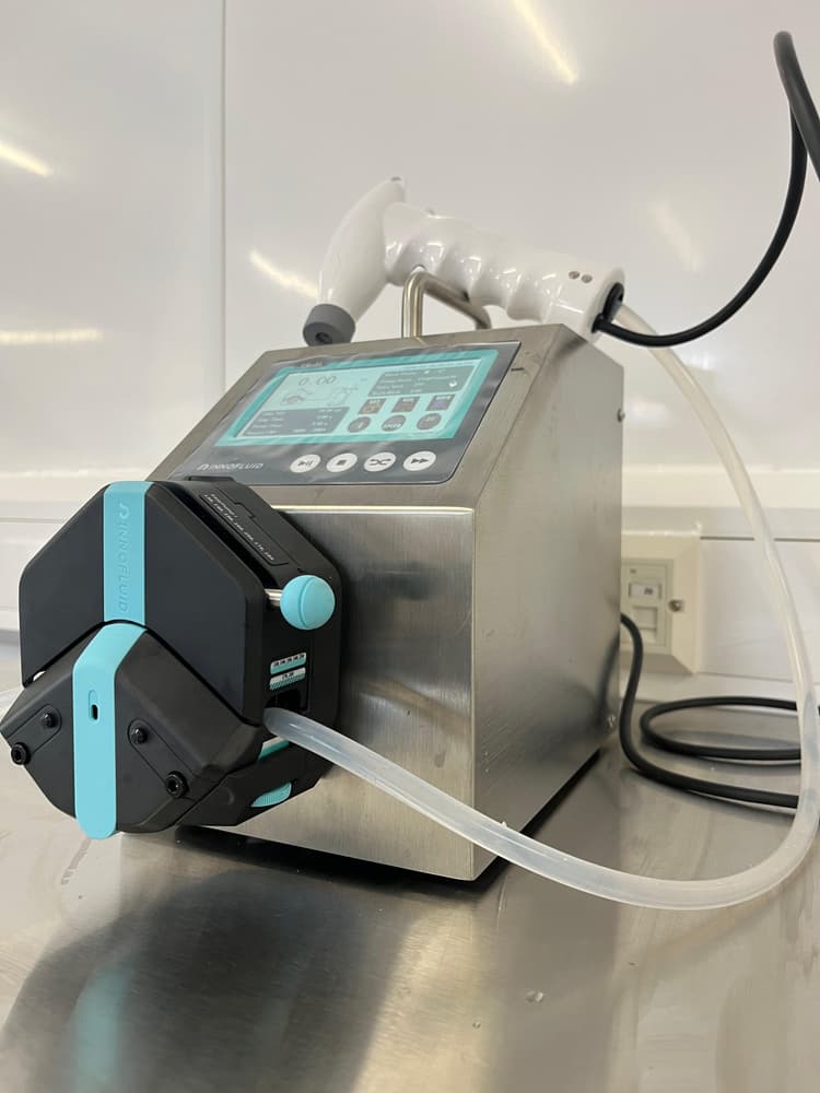 Lab formulation work ahead of a plant-scale production run.